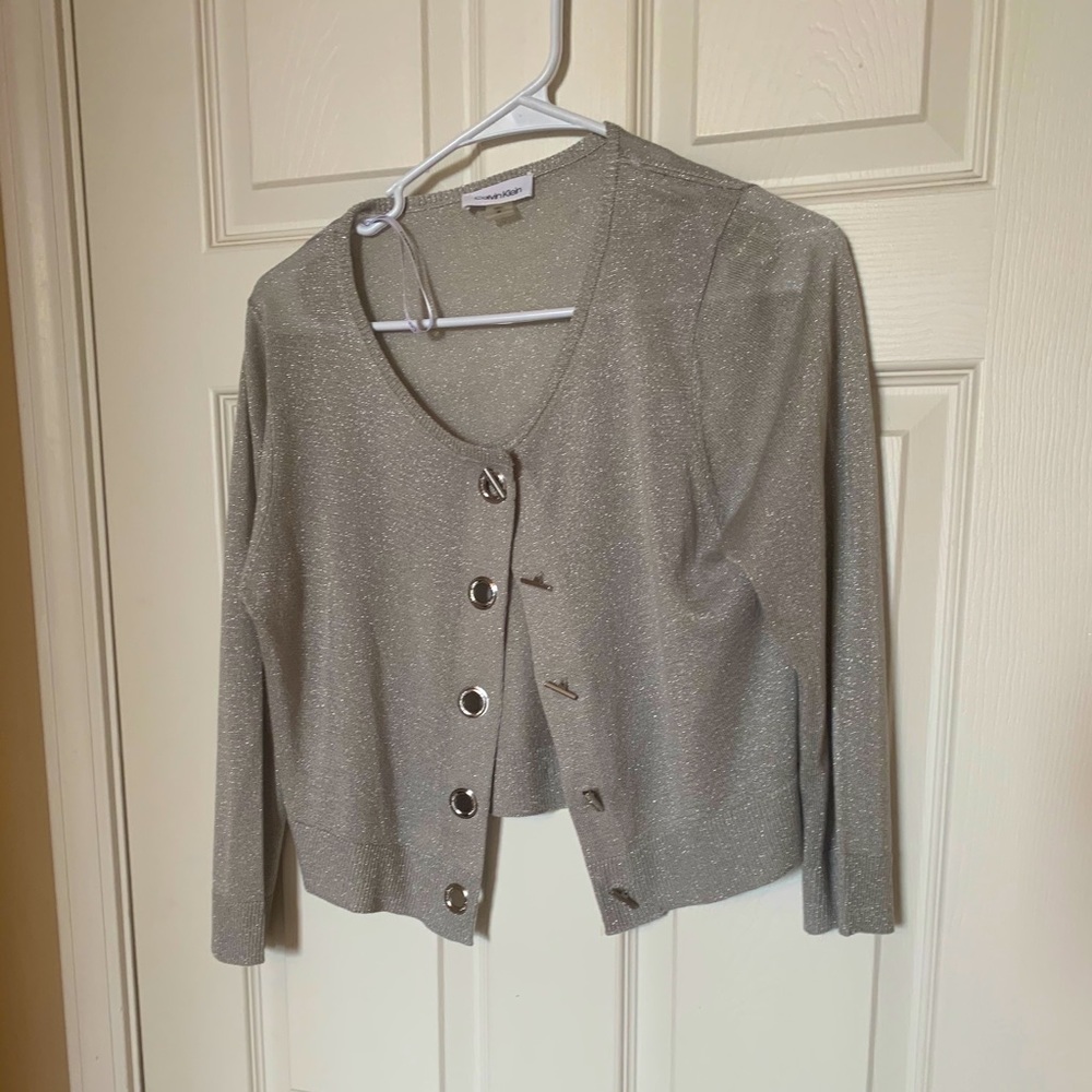 Calvin Klein Silver Shrug size M